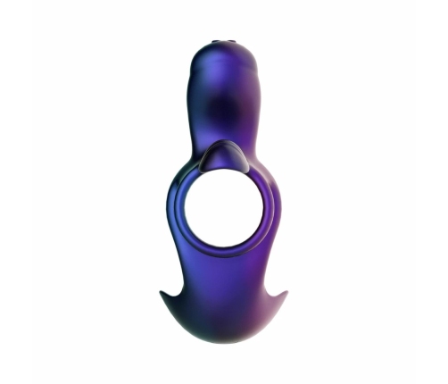 Hueman Zenith Intimate Ring with Dual Stimulation, Purple, Remote Control