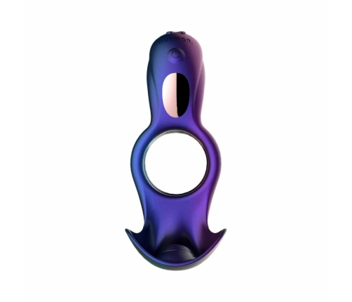 Hueman Zenith Intimate Ring with Dual Stimulation, Purple, Remote Control