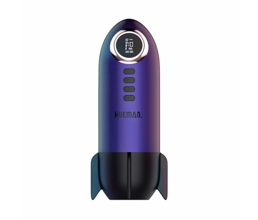 Hueman Blast Off Intimate Rocket Device Purple - 10 Modes & LED Panel