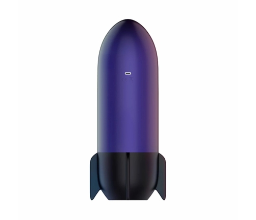 Hueman Blast Off Intimate Rocket Device Purple - 10 Modes & LED Panel