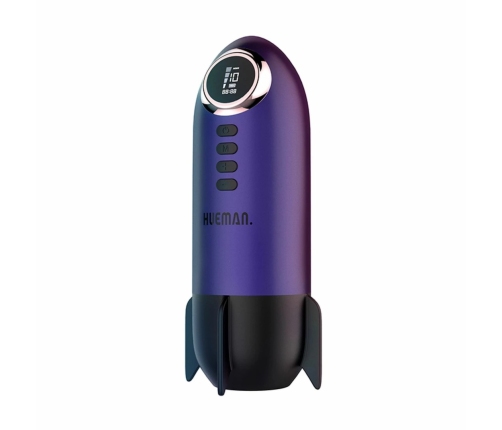 Hueman Blast Off Intimate Rocket Device Purple - 10 Modes & LED Panel