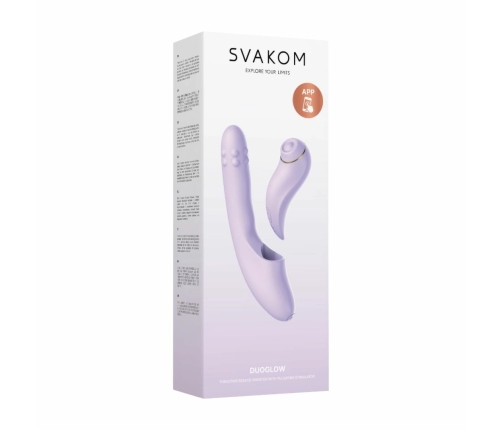 Svakom DuoGlow App-Controlled Intimate Device Purple 2-in-1 Heating System