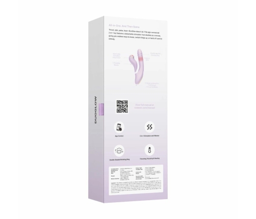 Svakom DuoGlow App-Controlled Intimate Device Purple 2-in-1 Heating System