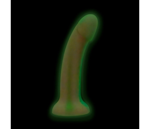 Easytoys Dildo Collection Candy Swirl Pink Silicone Glow-in-the-Dark 18cm