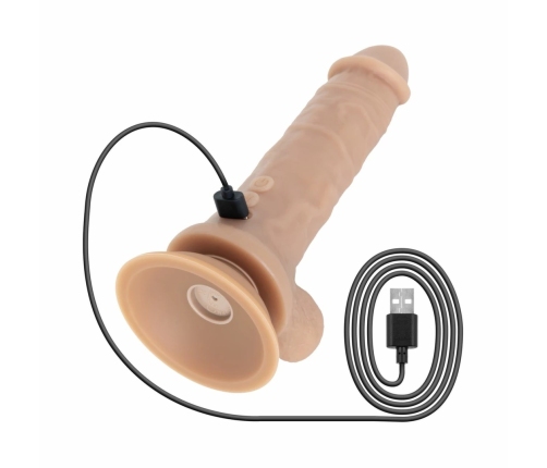 Real Fantasy Hunter Intimate Device with Squirting System & Remote, 22cm