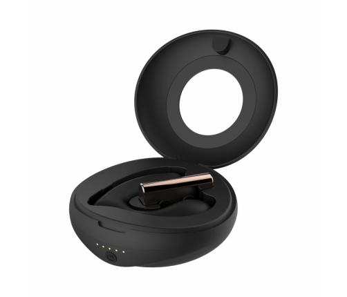 Rosy Gold Wearable Intimate Device Black with Luxury Charging Case