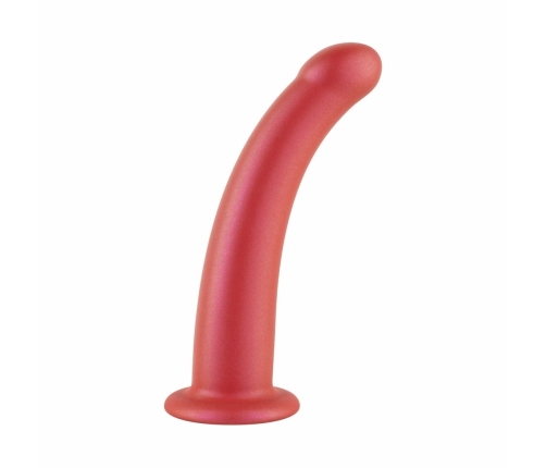No-Parts Brandon Model with Stable Base Red 17.7 cm Silicone