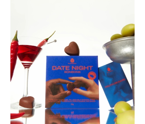 The Oh Collective Date Night Bonbon Caramel Chocolate 4pcs With Botanicals
