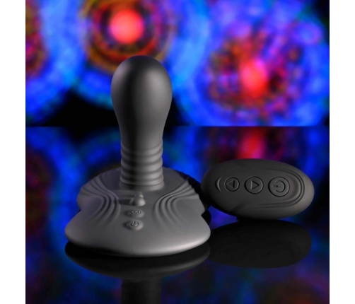 Playboy Sittin' & Spinnin' Ride-On Vibrator Black - Rotating & Vibrating System