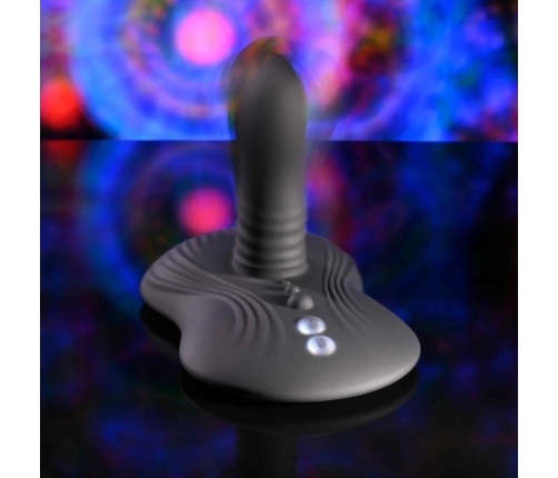 Playboy Sittin' & Spinnin' Ride-On Vibrator Black - Rotating & Vibrating System