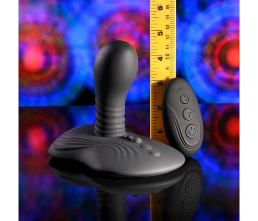 Playboy Sittin' & Spinnin' Ride-On Vibrator Black - Rotating & Vibrating System