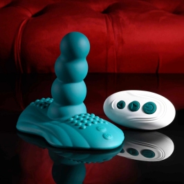 Playboy Have A Seat Ride-On Vibrator Green - Remote, 45 Modes, Silicone