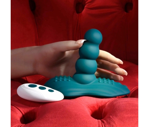 Playboy Have A Seat Ride-On Vibrator Green - Remote, 45 Modes, Silicone