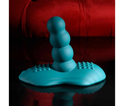 Playboy Have A Seat Ride-On Vibrator Green - Remote, 45 Modes, Silicone