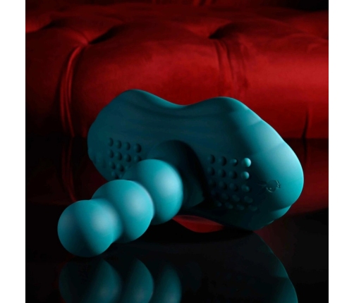 Playboy Have A Seat Ride-On Vibrator Green - Remote, 45 Modes, Silicone