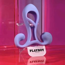 Playboy Fantasy Cage Wearable Vibrator Lavender 13.6cm Waterproof