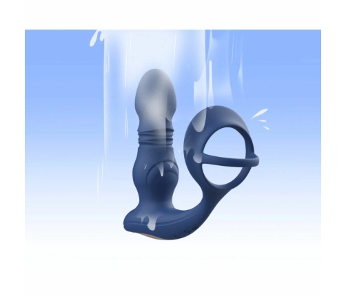 HoneyPlayBox Cyrus Pro Thrusting Anal Massager Black Silicone App-Controlled