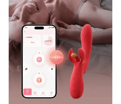 HoneyPlayBox Fortexa Red - Precision A-Spot Tapping Device, App Control