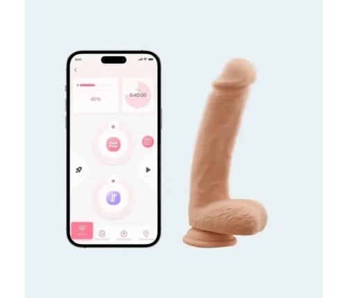 HoneyPlayBox Paxton Rotating & Vibrating Intimate Machine 21.9 cm Silicone