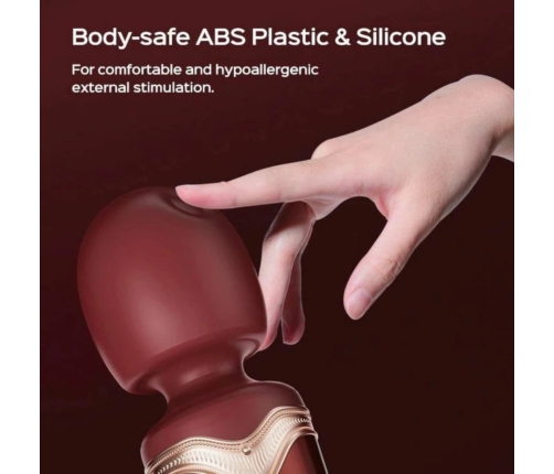 HoneyPlayBox Stormi Red Wand - Heating, 9 Modes, Magnetic Charging