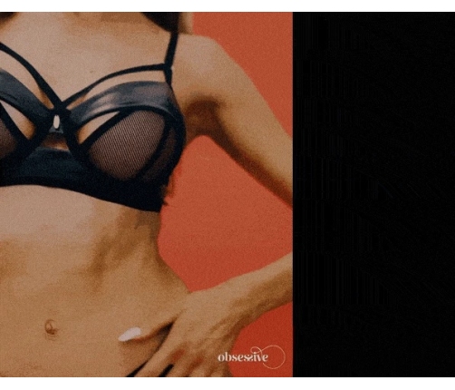 Obsessive Dominna 2-Piece Lingerie Set Black Adjustable Straps