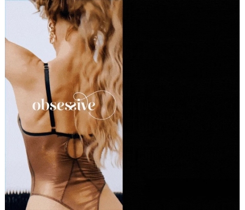 Obsessive Soranna Brown Mesh Bodysuit with Underwire, Adjustable Straps