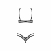 Obsessive Euridia 2-Piece Open Design Lingerie Set Black M/L