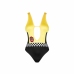 Obsessive Rallien Black Bodysuit with Sporty Racing Accents, Adjustable Fit