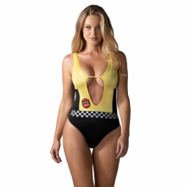 Obsessive Rallien Teddy Black - Sporty One-Piece with Adjustable Fit Obsessive Rallien Teddy Black - Sporty One-Piece with Adjustable Fit