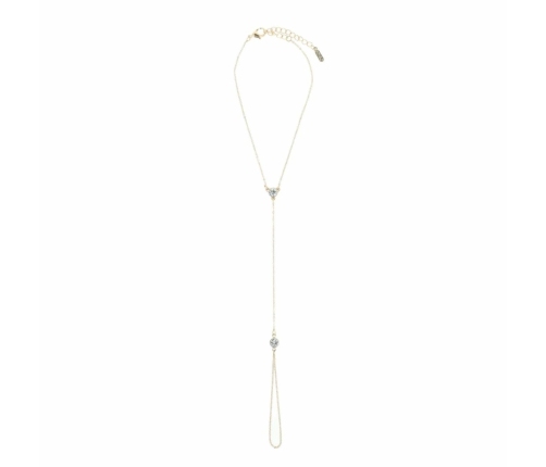 Otazu Twin Crystal Bodychain Transparent - Elegant Adjustable Jewelry One Size