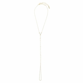 Otazu Pearl Anklet Cream - Elegant Adjustable Chain with Pearls One Size
