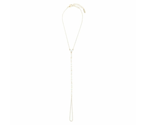 Otazu Pearl Anklet Cream - Elegant Adjustable Chain with Pearls One Size