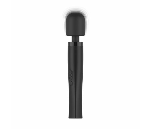 MyMagicWand Wand Vibrator Large Black - 42 Modes, Waterproof, Travel Kit