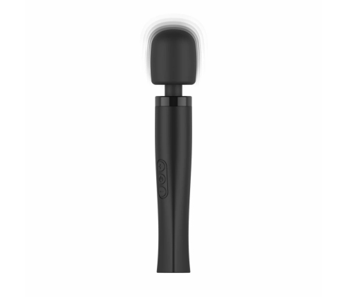 MyMagicWand Wand Vibrator Medium Black - 28 Modes, Rechargeable, IPX5