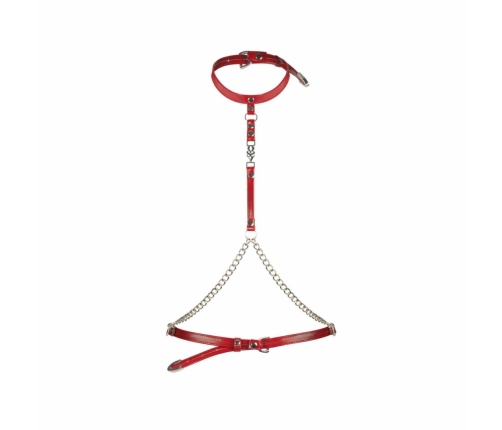 Obsessive Inferro Harness Top Red - Adjustable Statement Accessory S/M/L