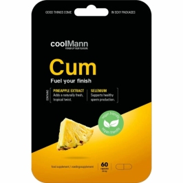 CoolMann Pineapple Food Supplement for Men 60 Capsules Vitality Support