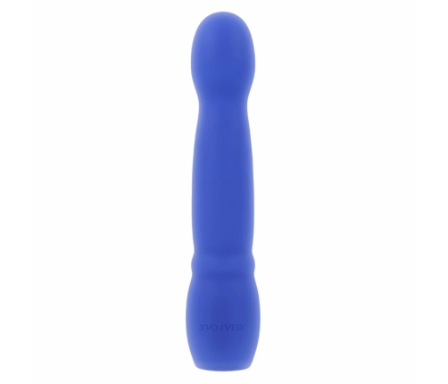 Evolved Disco Diva Vibrator Blue - Illuminated Silicone, 10 Modes, 15.2 cm