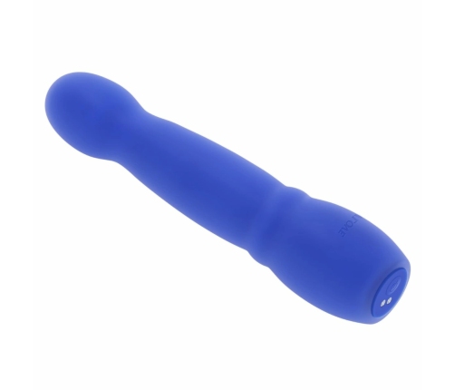 Evolved Disco Diva Vibrator Blue - Illuminated Silicone, 10 Modes, 15.2 cm