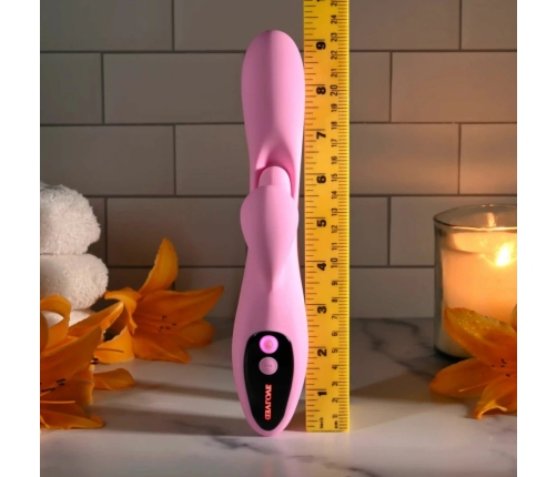 Evolved Push The Button Vibrator Pink - Adjustable Motion & 100 Settings
