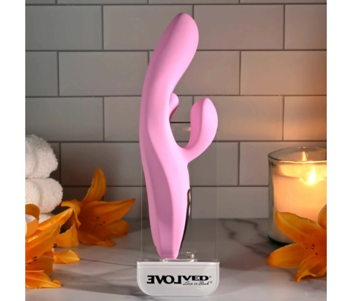 Evolved Push The Button Vibrator Pink - Adjustable Motion & 100 Settings