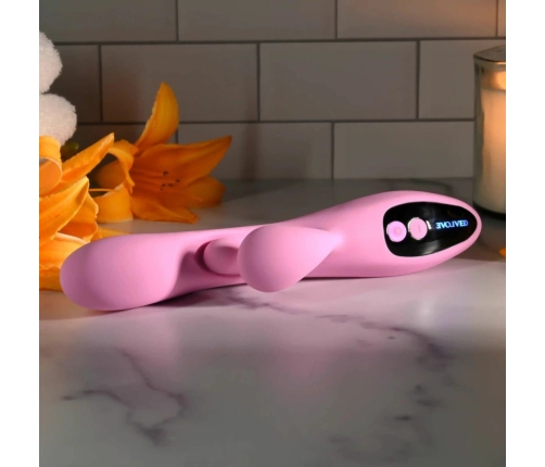 Evolved Push The Button Vibrator Pink - Adjustable Motion & 100 Settings