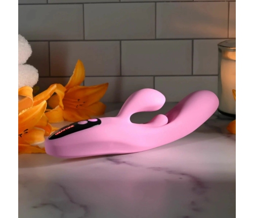 Evolved Push The Button Vibrator Pink - Adjustable Motion & 100 Settings