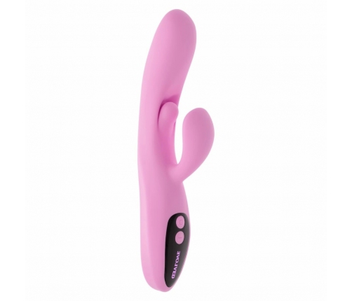 Evolved Push The Button Vibrator Pink - Adjustable Motion & 100 Settings