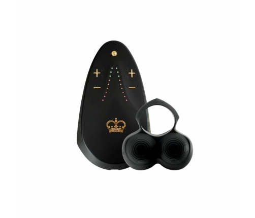 Hot Octopuss JETT TURBO Black - Adjustable Vibrating Silicone Ring