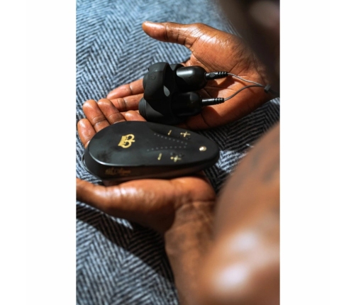 Hot Octopuss JETT TURBO Black - Adjustable Vibrating Silicone Ring