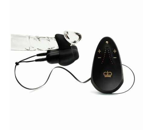 Hot Octopuss JETT TURBO Black - Adjustable Vibrating Silicone Ring