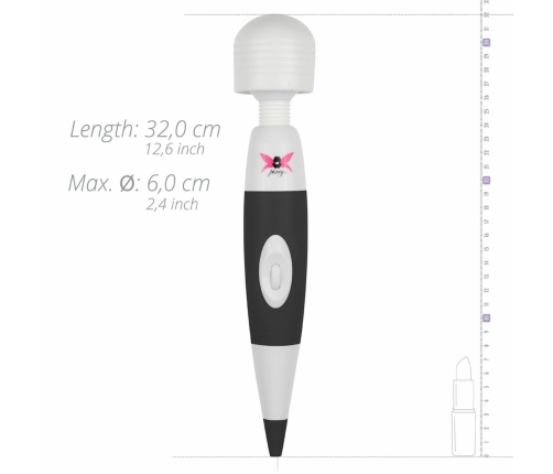 Pixey Wand Massager Black - Professional Corded Body Relaxation Device