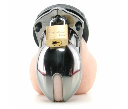 CB-X CB-6000S Chrome 35 mm Secure Polycarbonate Chastity System