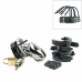 CB-X CB-6000S Chrome 35 mm Secure Polycarbonate Chastity System