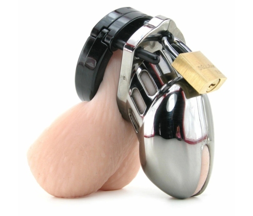 CB-X CB-6000S Chrome 35 mm Secure Polycarbonate Chastity System